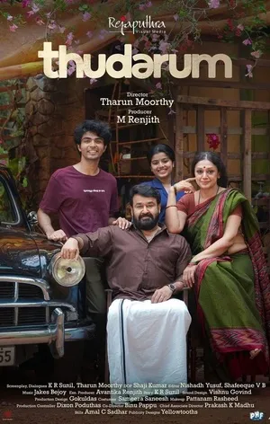 Thudarum 2025 Hindi Dual Audio HD Poster Download - Filmyzilla